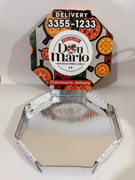 Fábrica de caixa de pizza